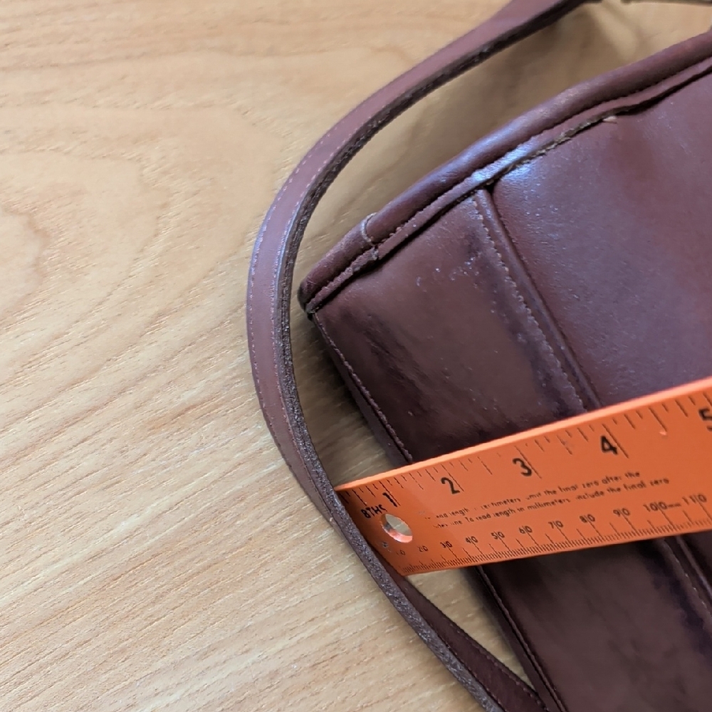 Coach Mahogany Leather Crossbody Top-Handle Bag - Picture 6 of 15
